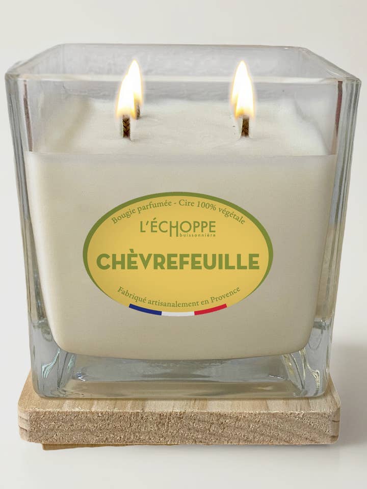 Honeysuckle - Scented Candle 400g for wholesale by L'Échoppe Buissonnière