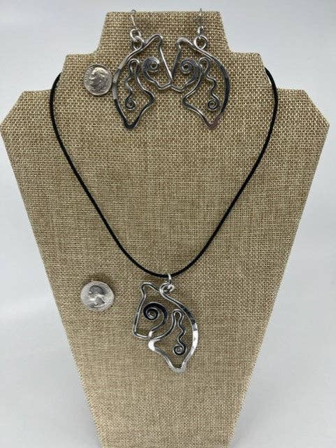 The Artist Jay - Wholesale Pendant/Charm Necklace - Horse Hypoallergenic Aluminum Pendant Necklace0