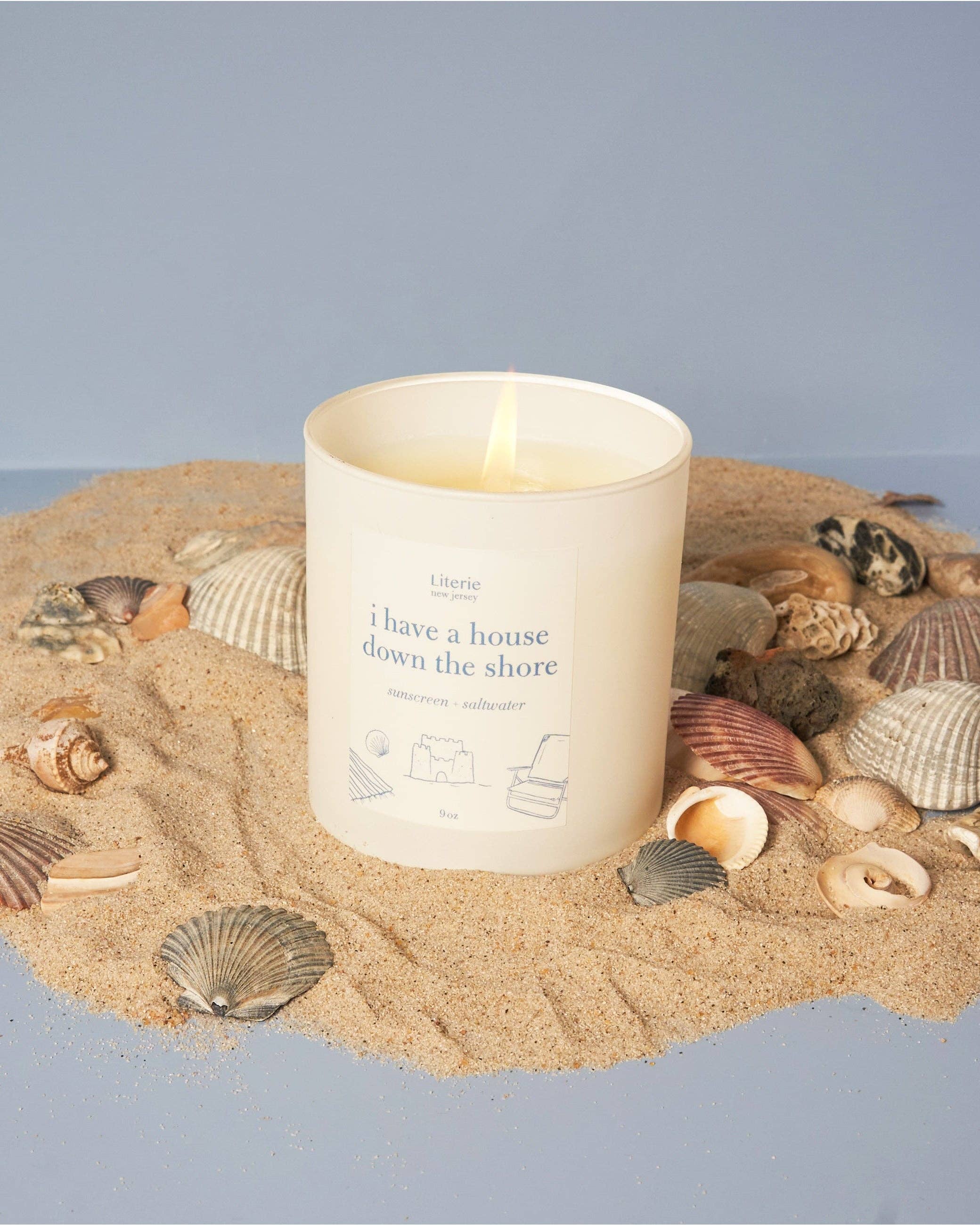 Literie - Vente Bougie en bocal - J'ai une maison au bord de la mer1