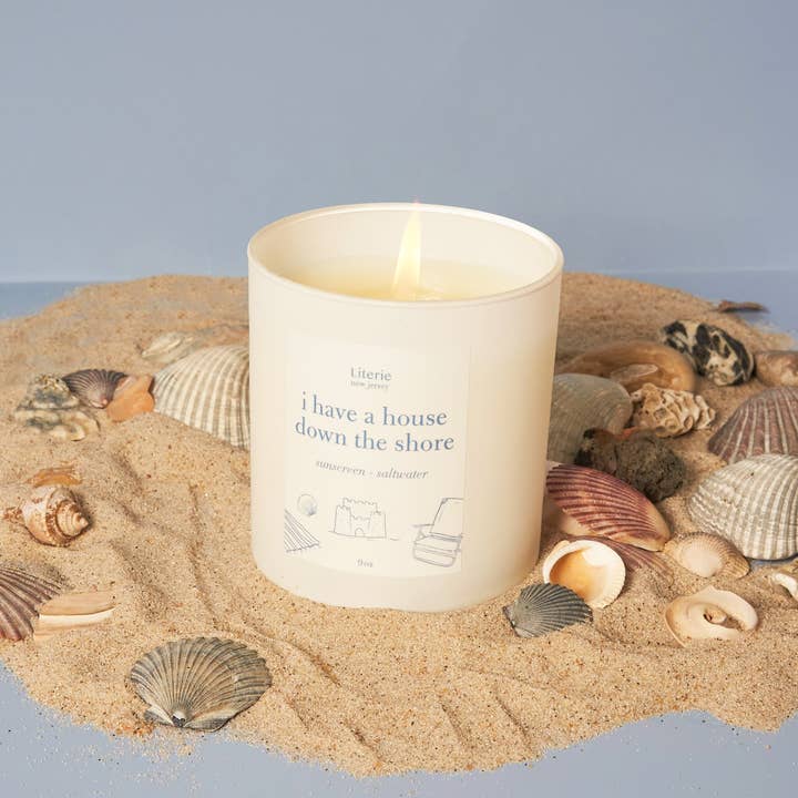 Literie - Vente Bougie en bocal - J'ai une maison au bord de la mer1
