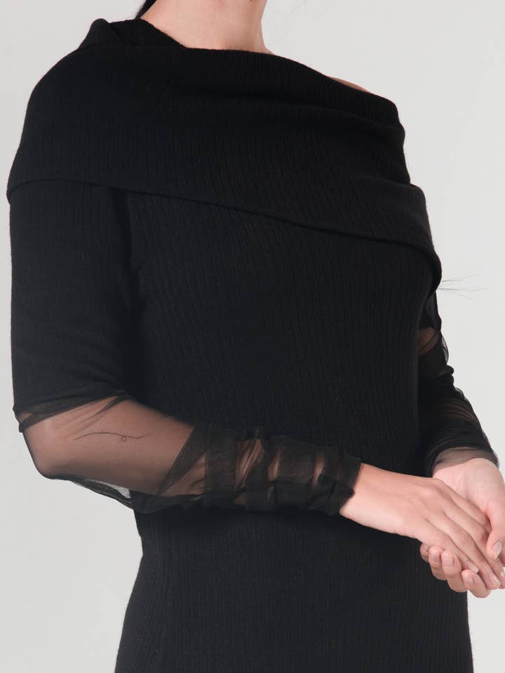 Metamorphoza - Wholesale Dress - Women's - Knitted Long Dress4