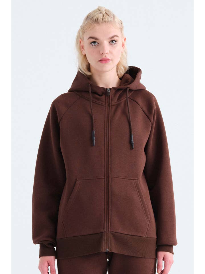 Rockupy - Wholesale Hoodie - Unisex - Chocolate Chris Unisex Zip Up Hoodie9