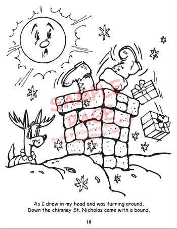 Really Big Coloring Books | ColoringBook.com - Wholesale Coloring & Activity Book - Kids & Baby - Twas the Night Christmas Big Coloring Book 12"x 18"6