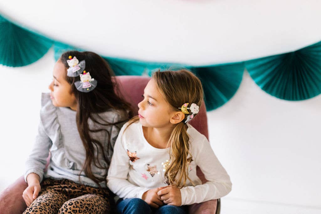 Lily and Momo - Wholesale Hair Clip - Kids - Beautiful Ballet Trio Kids Hair Clips-  Ballet Pink1