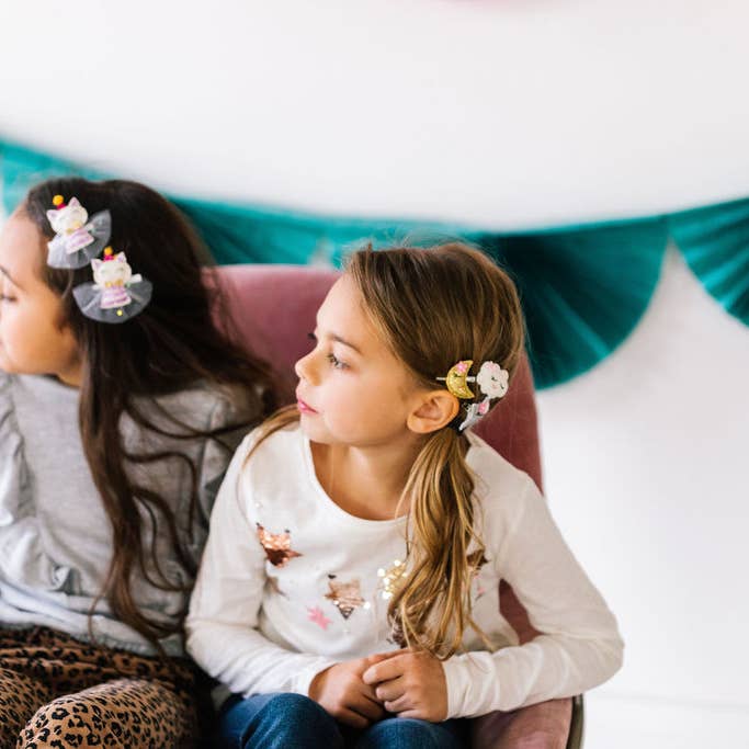 Lily and Momo - Wholesale Hair Clip - Kids - Beautiful Ballet Trio Kids Hair Clips- Ballet Pink1