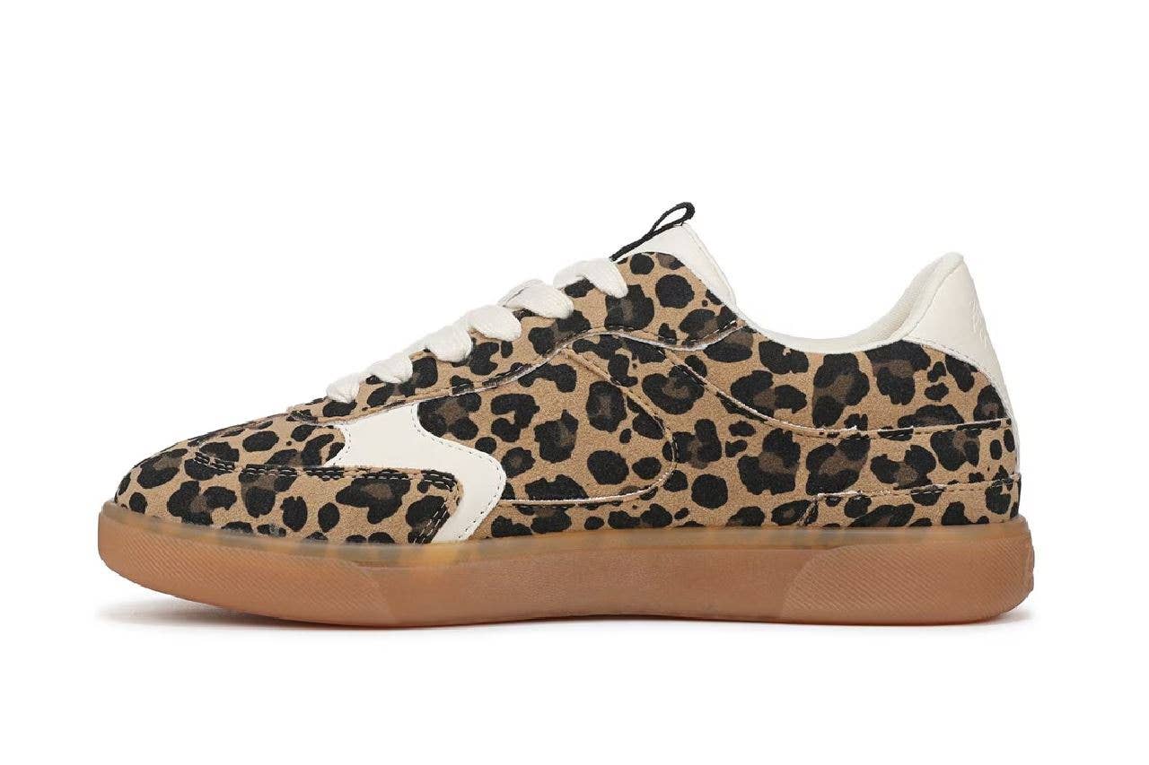 Leopard Blowfish Malibu Damen Leopard Braun Schnürsneaker - Tastic für den Großhandel auf Faire4