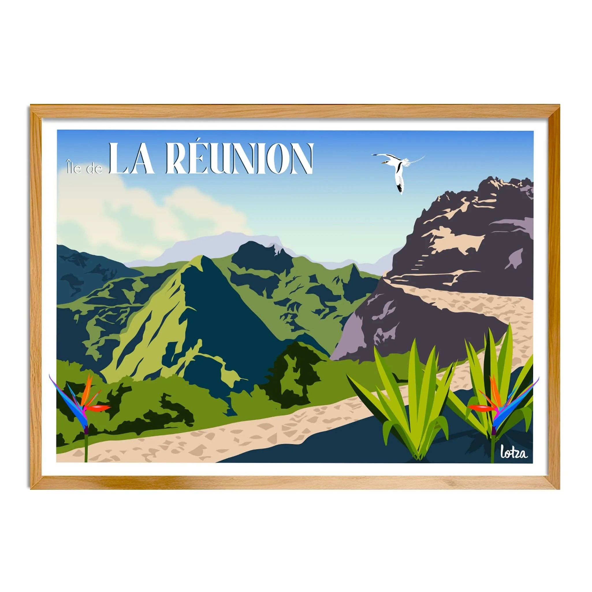 Lotza - Wholesale Poster - Display Reunion Island - Cirque de Mafate0