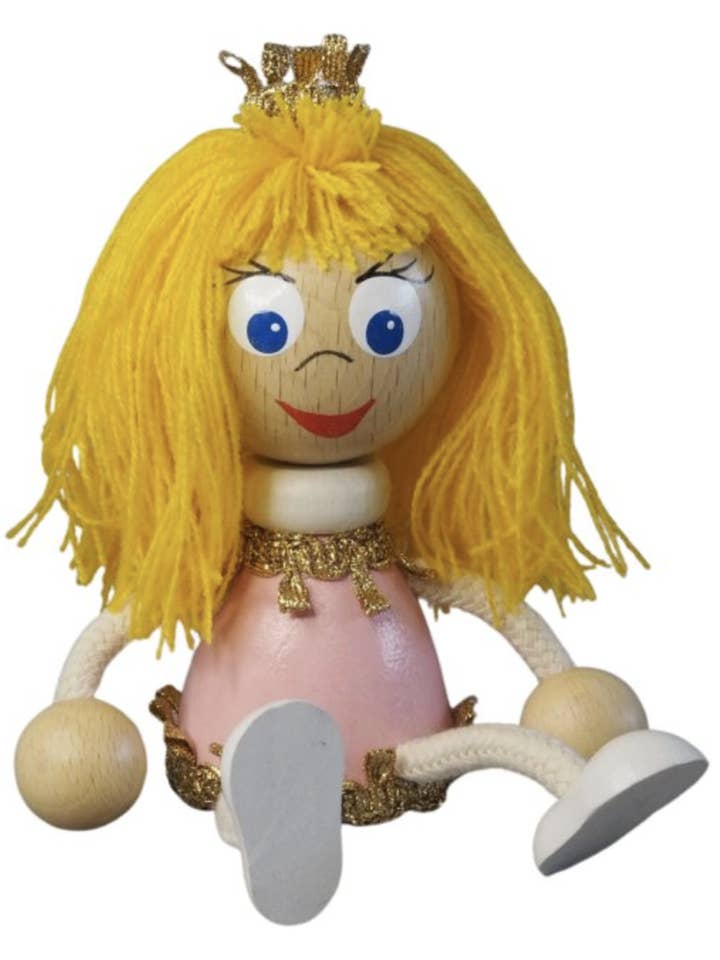 Wooden Sitting Toy - Princess - Handcrafted for wholesale by Toywood