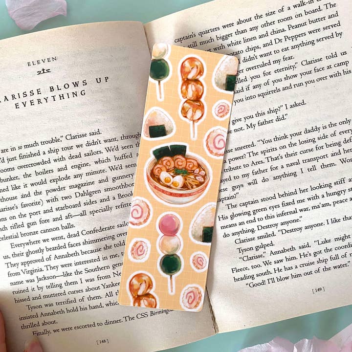 Cindy Tran Art - Wholesale Bookmark - Japanese Food Bookmark - Ramen, Dango, Onigiri1