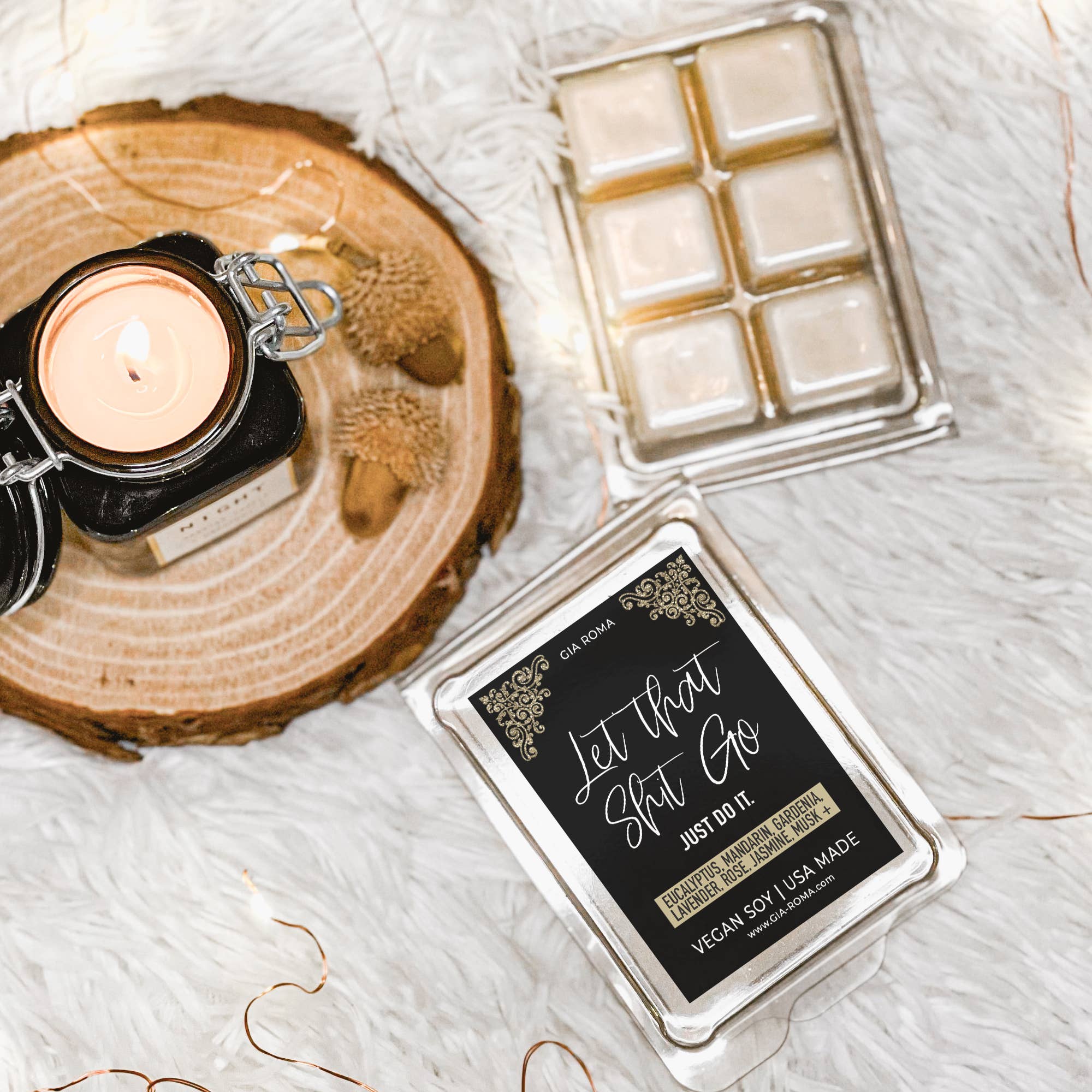 Gia Roma - Vente Fondants - Cadeaux pour la fête des mères, bon marché et amusants, uniques, à base de cire de soja, parfumés46