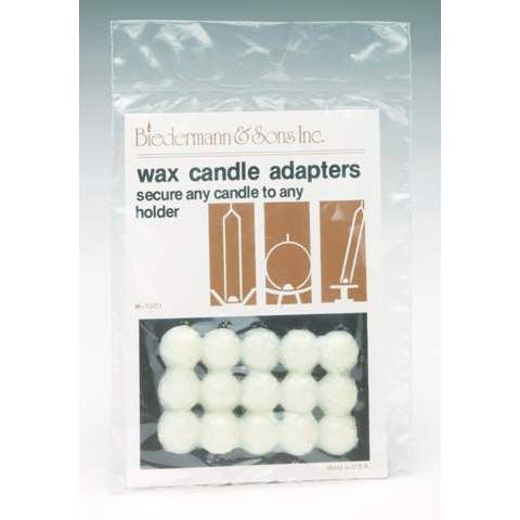 Biedermann & Sons - Wholesale Tapered Candle/Candlestick - Wax Candle Adapter Pellets - Case of 12