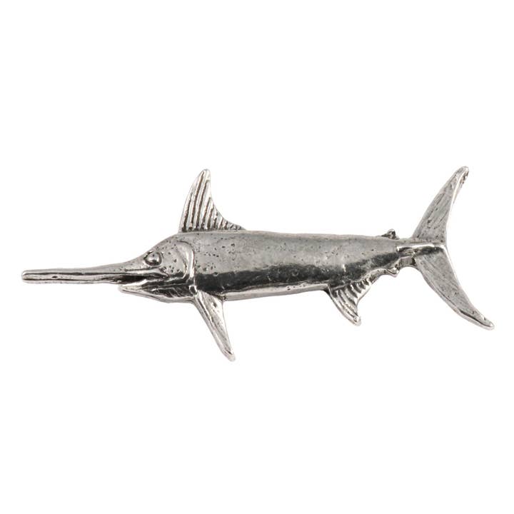 Creative Pewter Designs – Engroshandel Reversnål/knap – Sværdfisk Broadbill Tin Revers Pin eller Magnet S025