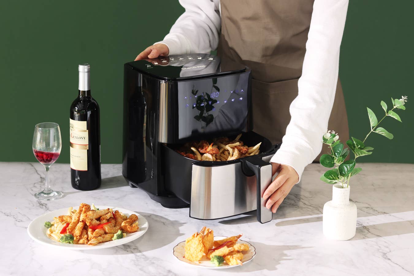 Swiss Pro+ - Venta al por mayor Electrodomésticos - Freidora de aire Silver 5L12