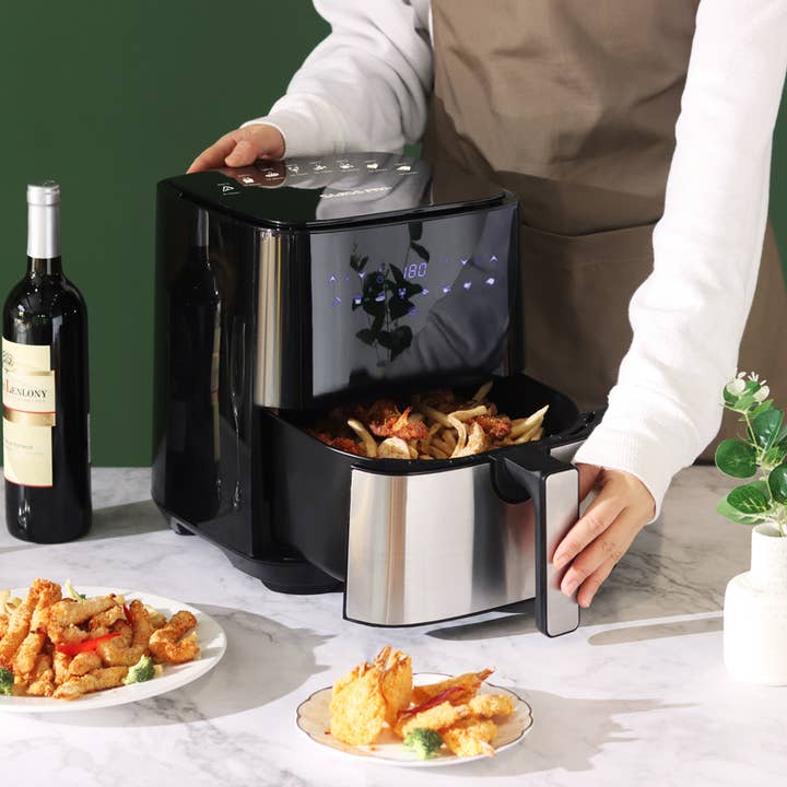 Swiss Pro+ - Venta al por mayor Electrodomésticos - Freidora de aire Silver 5L12