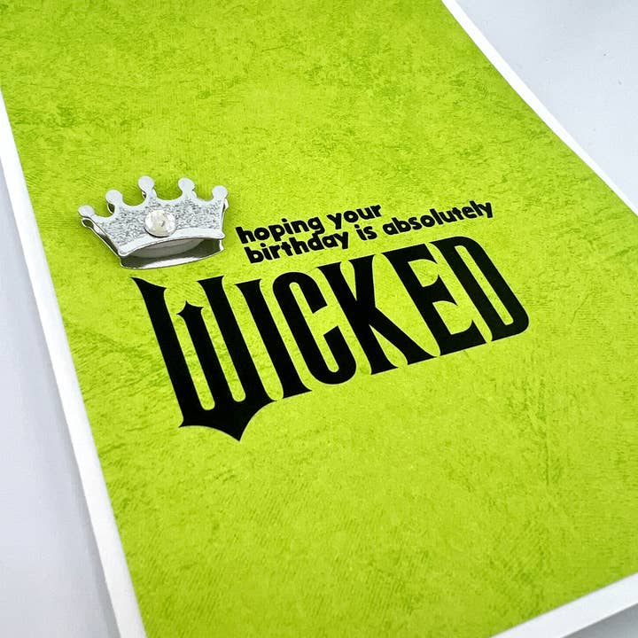 Wicked Birthday card for wholesale by Muddy Mouth Cards
