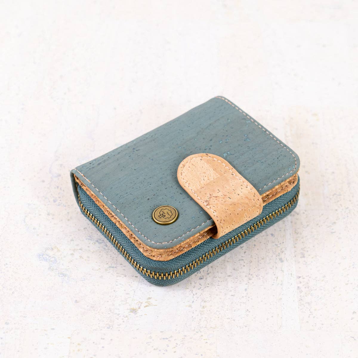 Meninas Bonitas Cork - Wholesale Wallet - Women's - Stylish Solid-Color Cork Women's Short Wallet BAG-235315