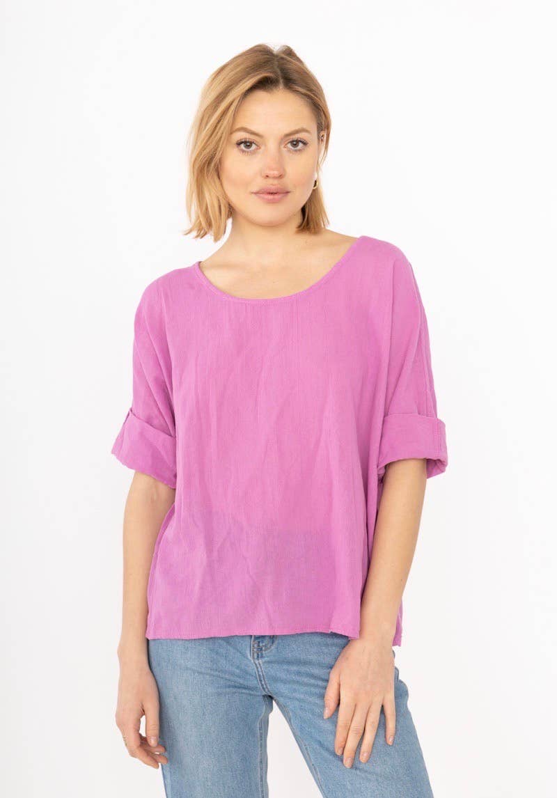 la maison des fibres naturelles – wholesale T-shirt – women's – t-shirts 1101 + SIZE60%cotton 40%linen21