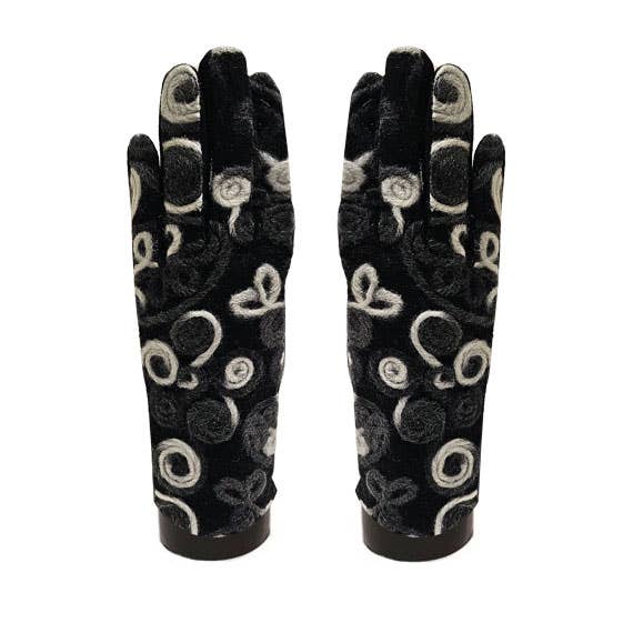 Access by Mediterranean Concepts - Wholesale Gloves - Women's - Yarn butterfly design glove  2