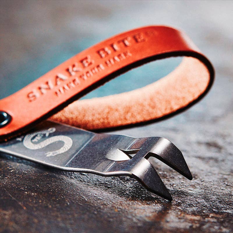 Snake Bite Co. – Saca-rolhas por atacado – Abridor de garrafas chaveiro mordida de cobra - cevada1