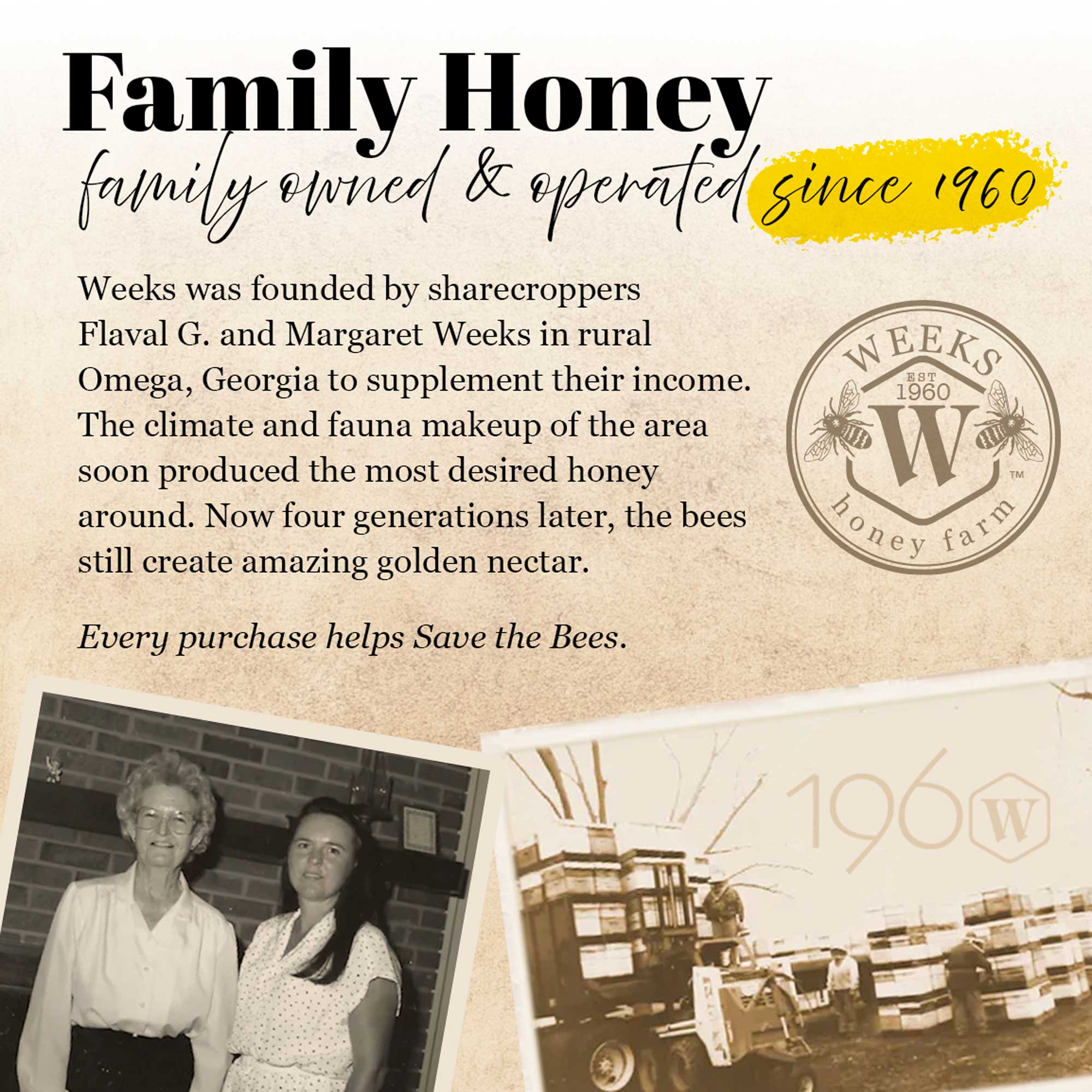 Weeks Honey Farm - Wholesale Honey - Pure Raw American Orange Blossom Honey - Unfiltered, All-Natural Citrus Sweetness2