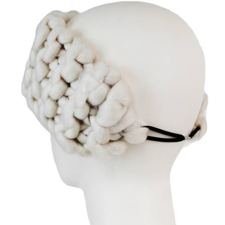 Cap Zone - Wholesale Fashion headband – women's - Loppy Mango Thick Knit Hand Crochet Headbands3