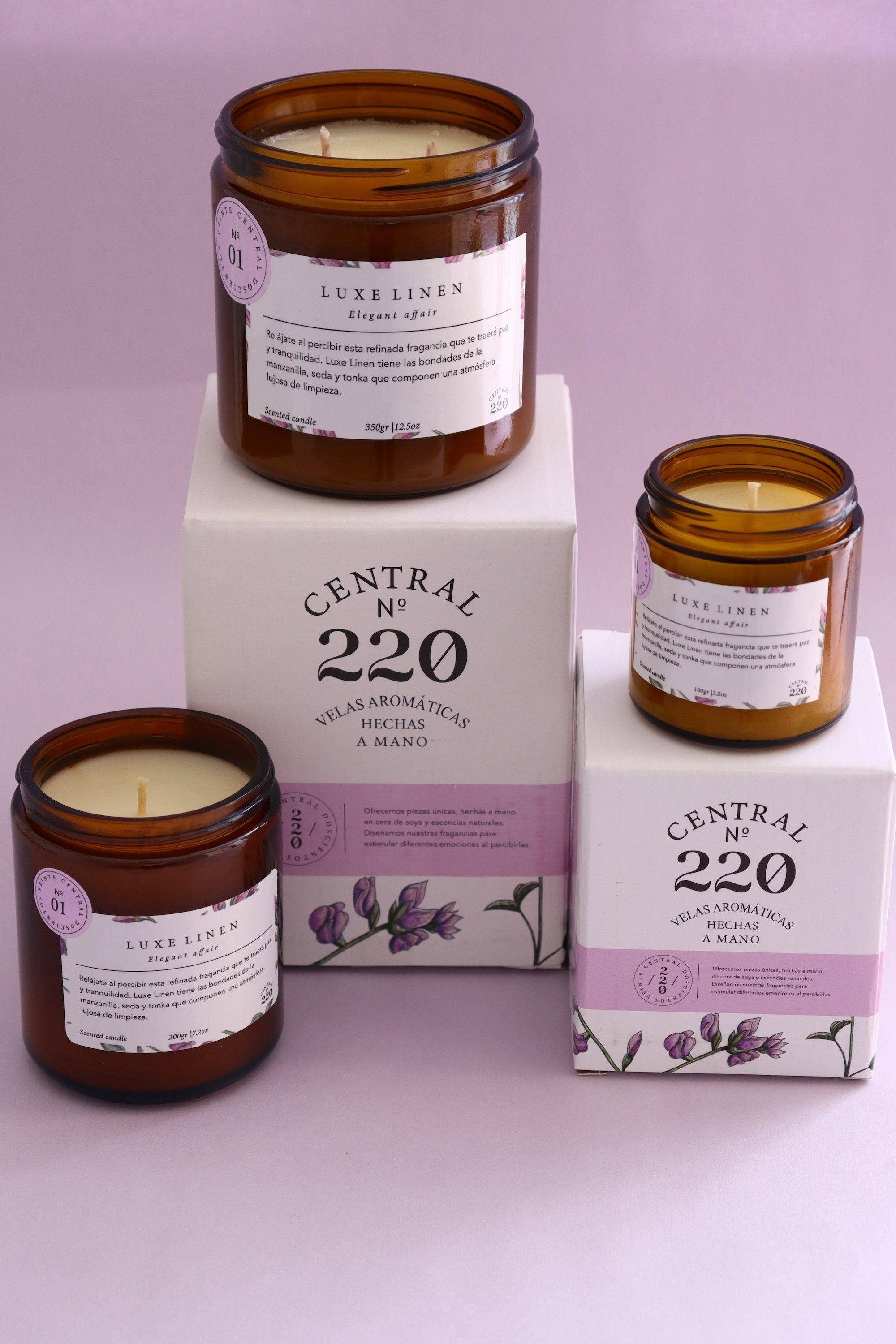 Central 220 - Wholesale Jar/Filled Candle - 01 | Sleep Aid |  Luxe Linen Candle | Scented Candle3