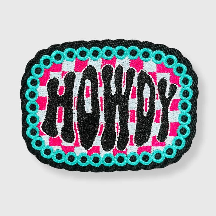 HP1046 - Howdy Hat Patch for wholesale by ILTEX Apparel
