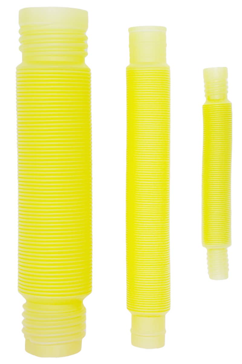 Cap Zone - Wholesale Fidget Toy - Kids - Glow In Dark 3 PC Neon Pop Snap Stretch Accordion Tube6