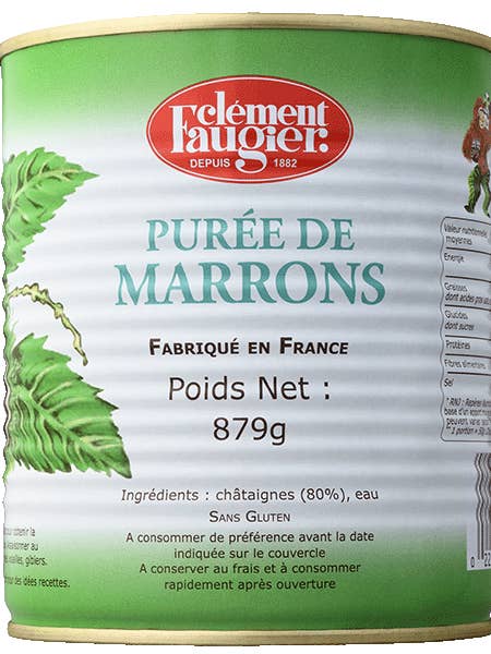 Clément Faugier · Chestnut purée (unsweetened) 879g for wholesale by French Feast