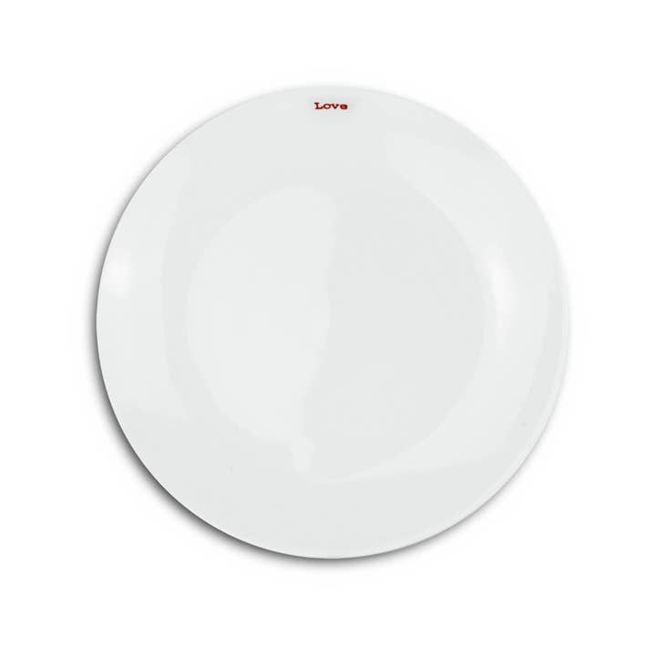 Forma House – wholesale Dinner plate – Keith Brymer Jones Small Plate - Love (red)
