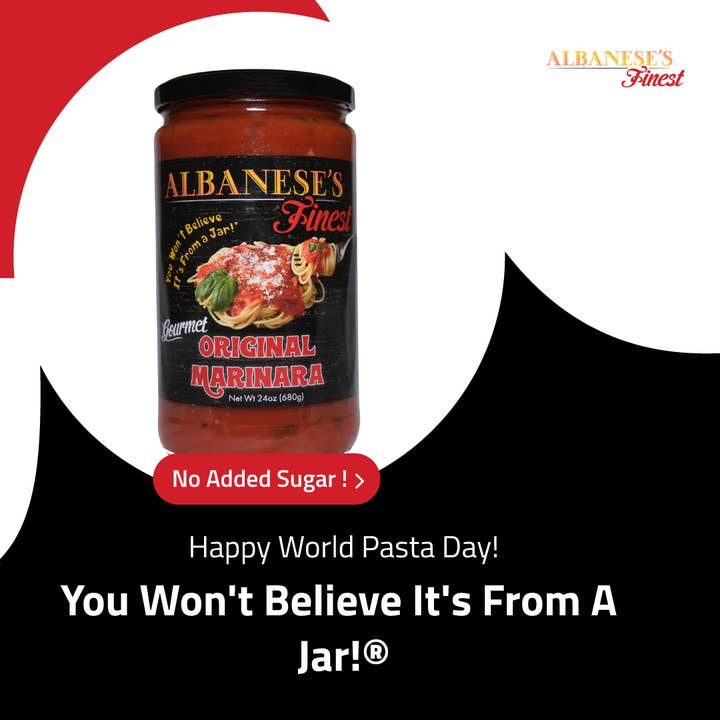 Albanese's Finest Gourmet Sauces - Wholesale Pasta Sauce - Albanese's Finest Gourmet Classic Marinara - 0g Added Sugars2