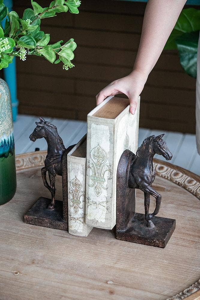 A&B Home Group Inc. – wholesale Bookend – S/2 5x3.7x10.6" Trotting Horse Bookends9