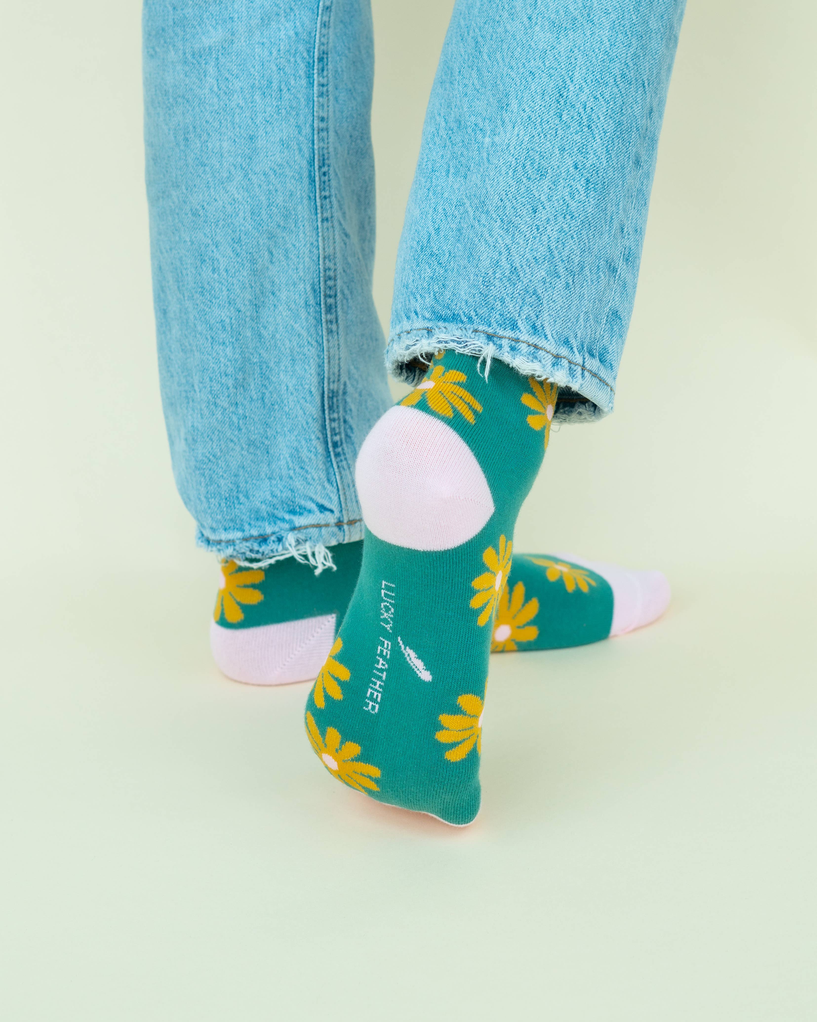 Lucky Feather - Wholesale Socks - Women's - Sockspirations - Sock Bundle - 4 of each, 48 total + display4