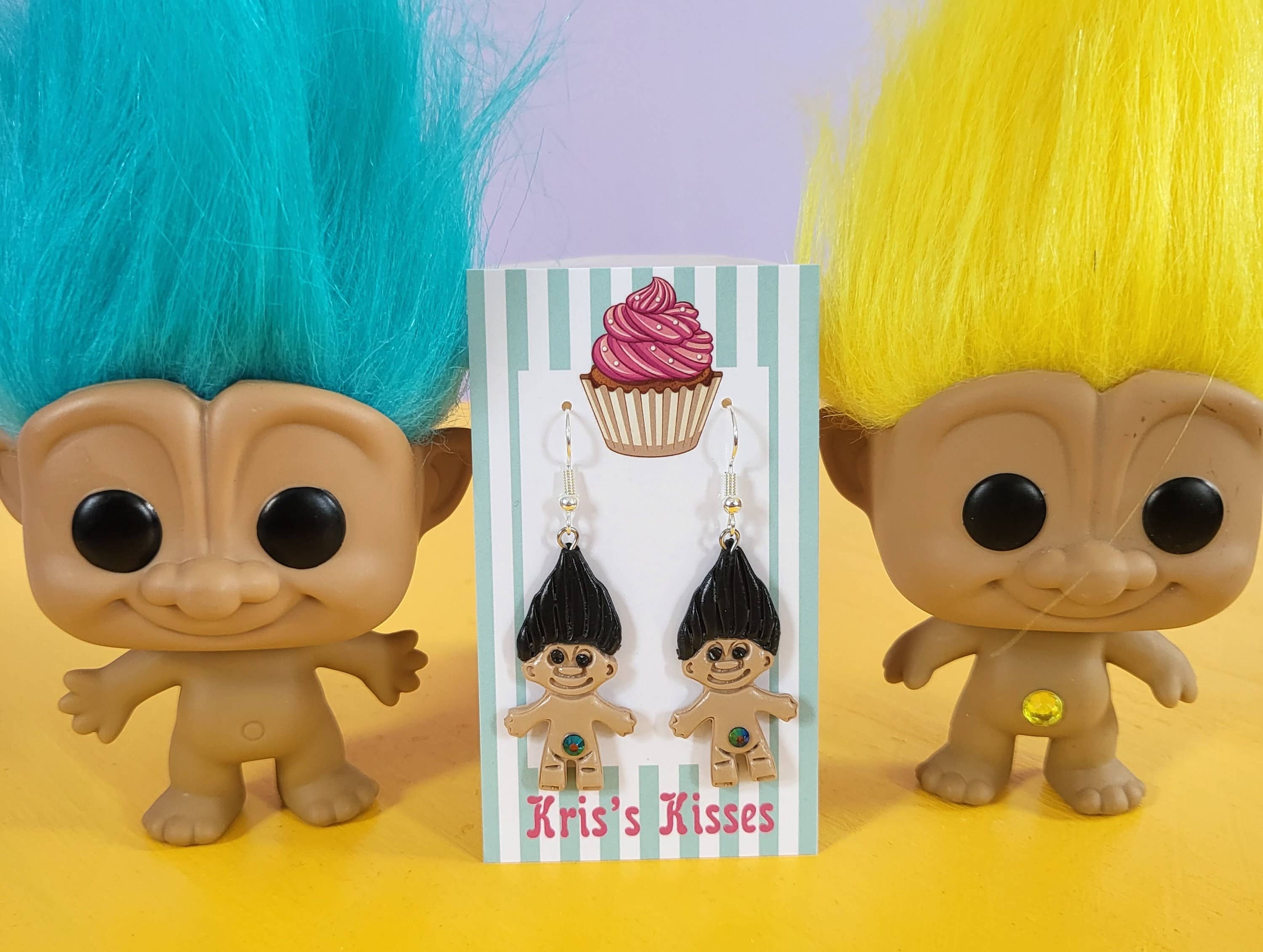 REMOVED BRAND - Wholesale Dangle Earrings - Troll Earrings, 90s Earrings, 80s Earrings, Fun Earrings3