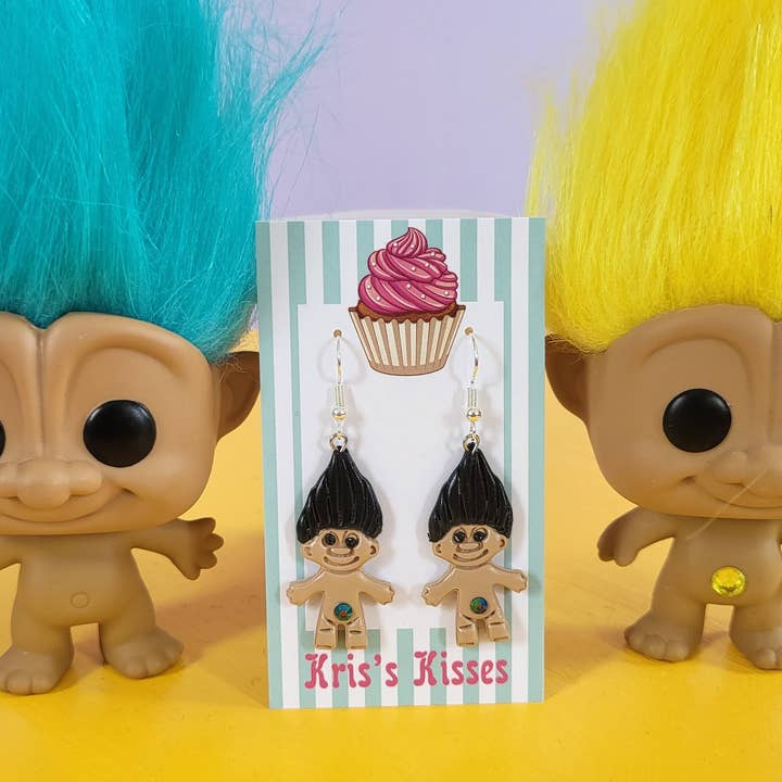 REMOVED BRAND - Wholesale Dangle Earrings - Troll Earrings, 90s Earrings, 80s Earrings, Fun Earrings3