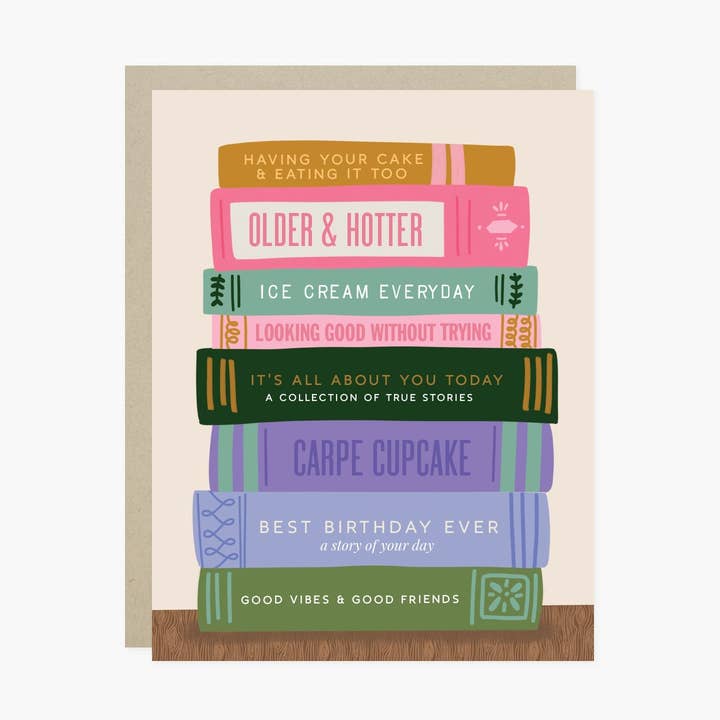 Birthday Books Birthday Card for wholesale by Barone and Co.