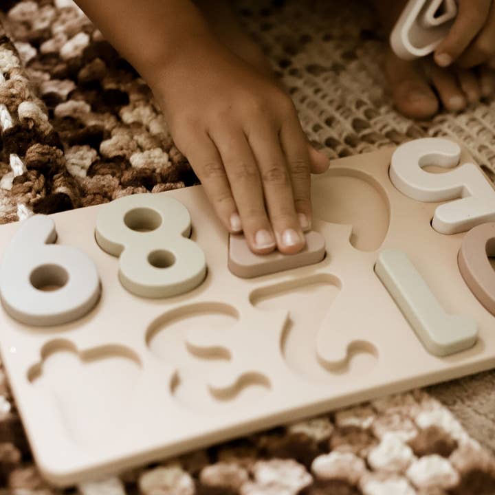 Ali+Oli - Wholesale Puzzle - Kids - Large Soft Silicone Number Puzzle (11-pc) for Toddlers