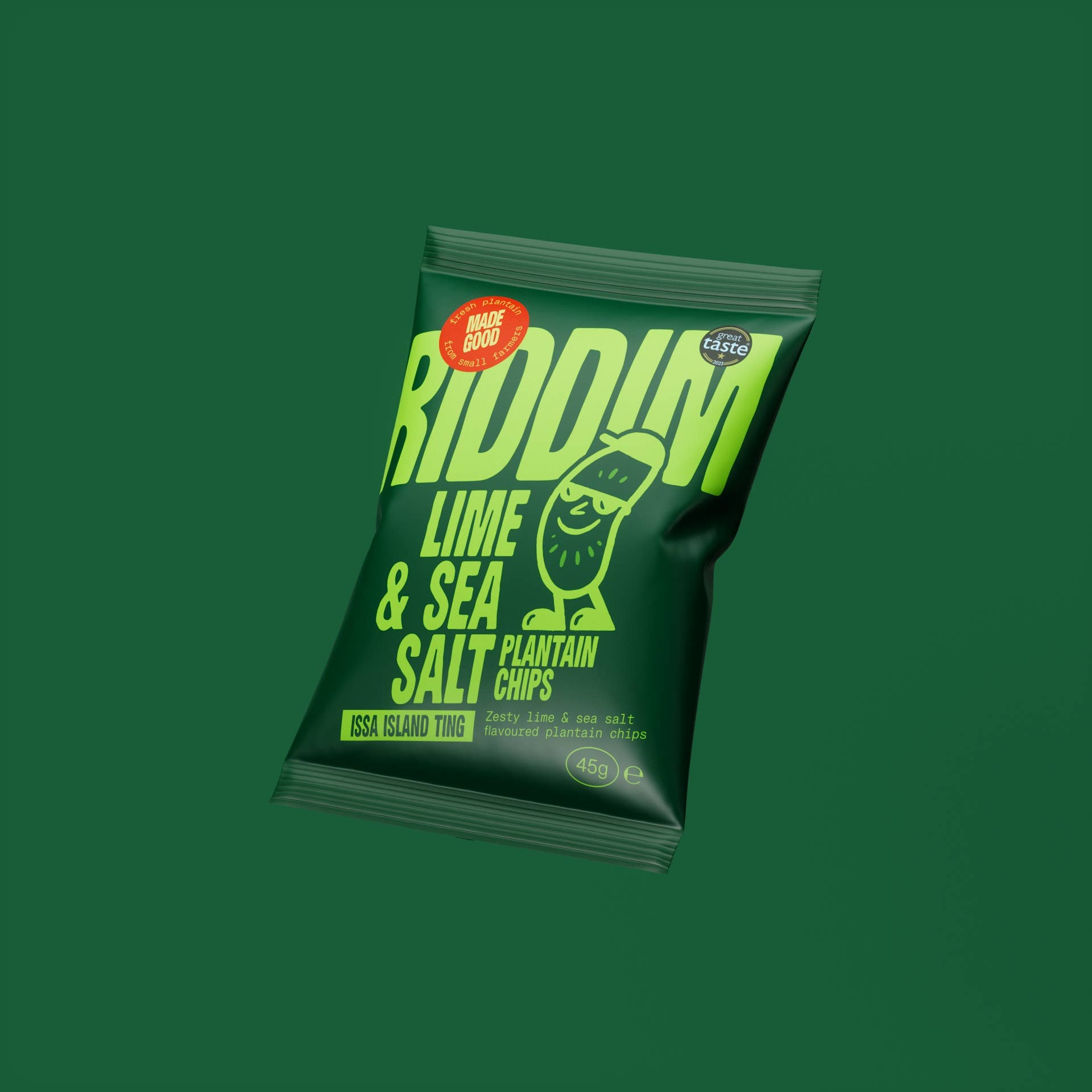 RIDDIM Snacks – wholesale Crisps – Lime and Sea Salt Plantain Chips2