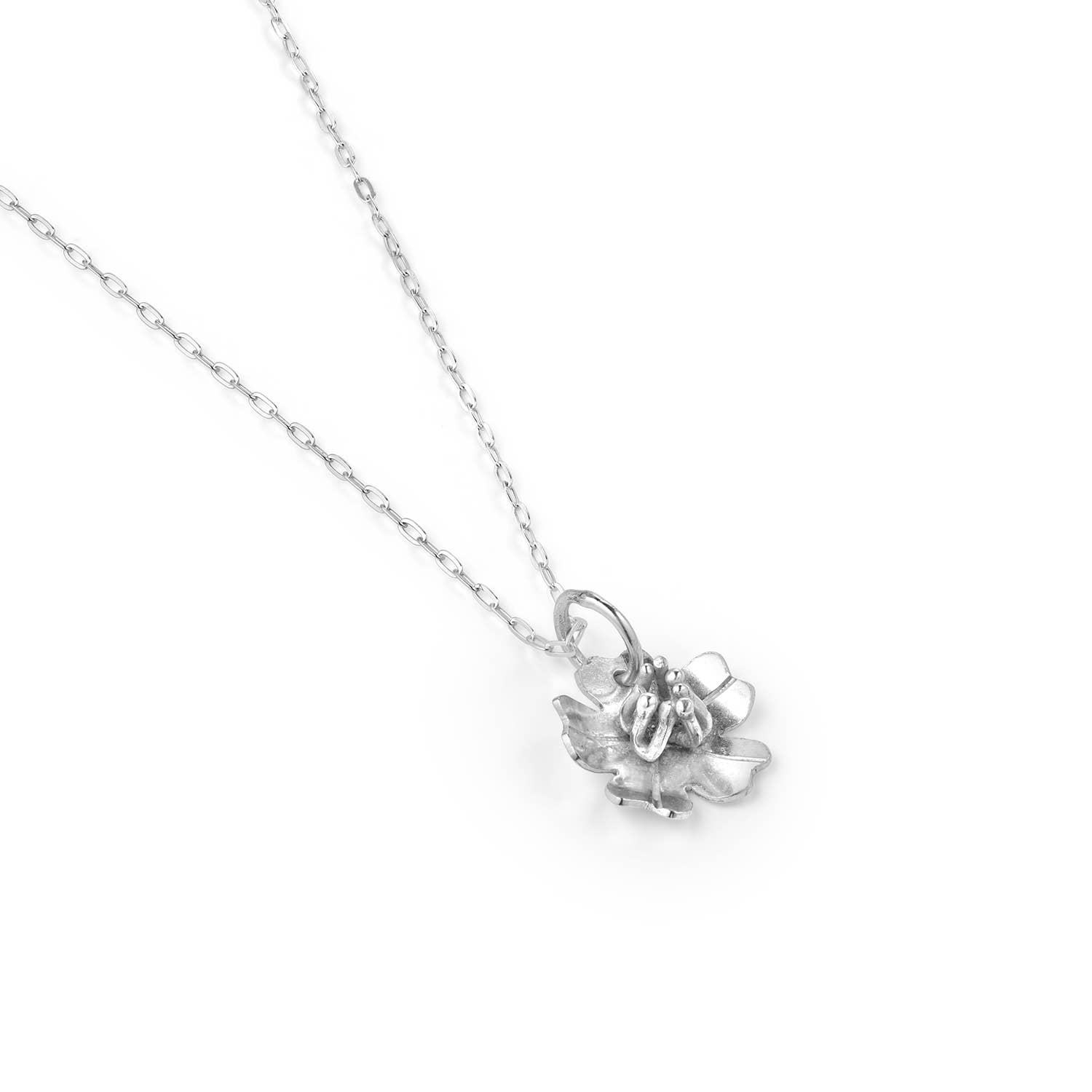 Silver Garden Designs - Wholesale Pendant/Charm Necklace - Sterling Silver 1-Flower Cherry Blossom Pendant1