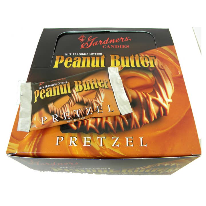 Gardners Milk Chocolate Covered Peanut Butter Pretzels -42ct for wholesale by I Got Your Candy