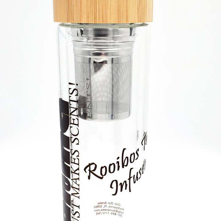 Aroma Double Walled Glass Travel Tumbler for wholesale by Our Aroma