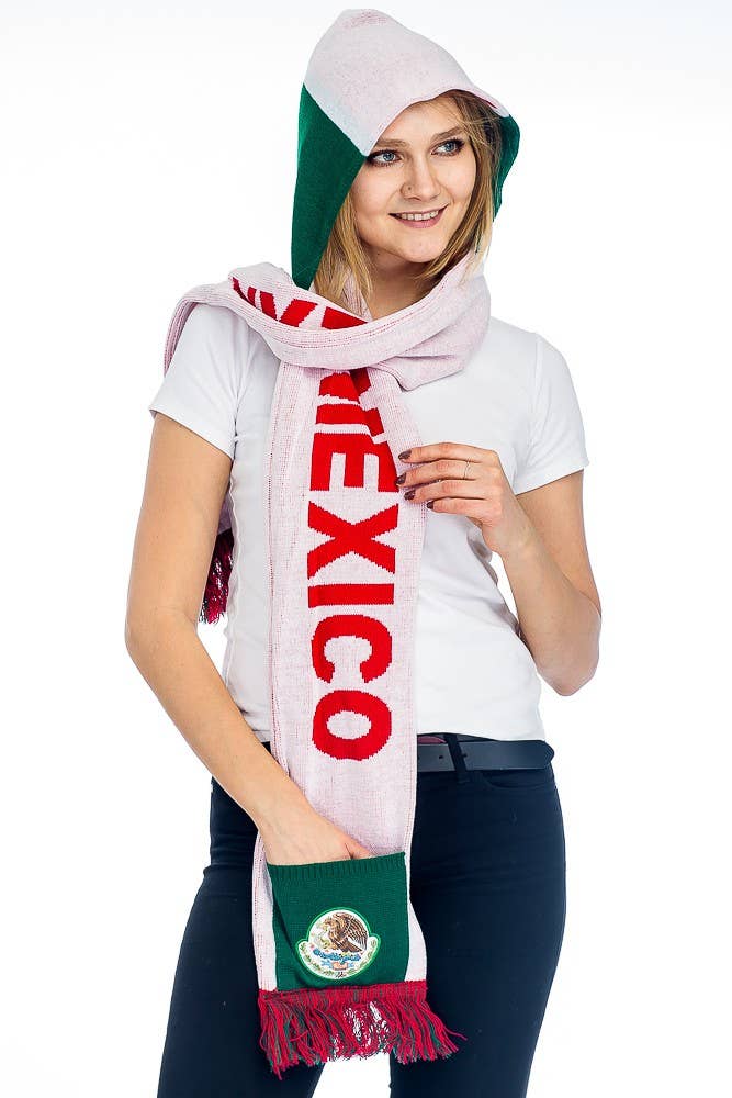 Cap Zone - Wholesale Scarf - Women's - MEXICO Team League Headwear Scarf6