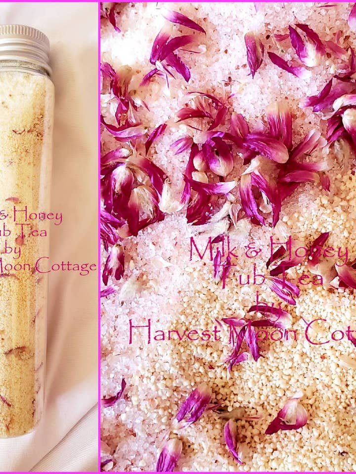 Milk & Honey Tub Tea for wholesale by Harvest Moon Cottage Bath and Body