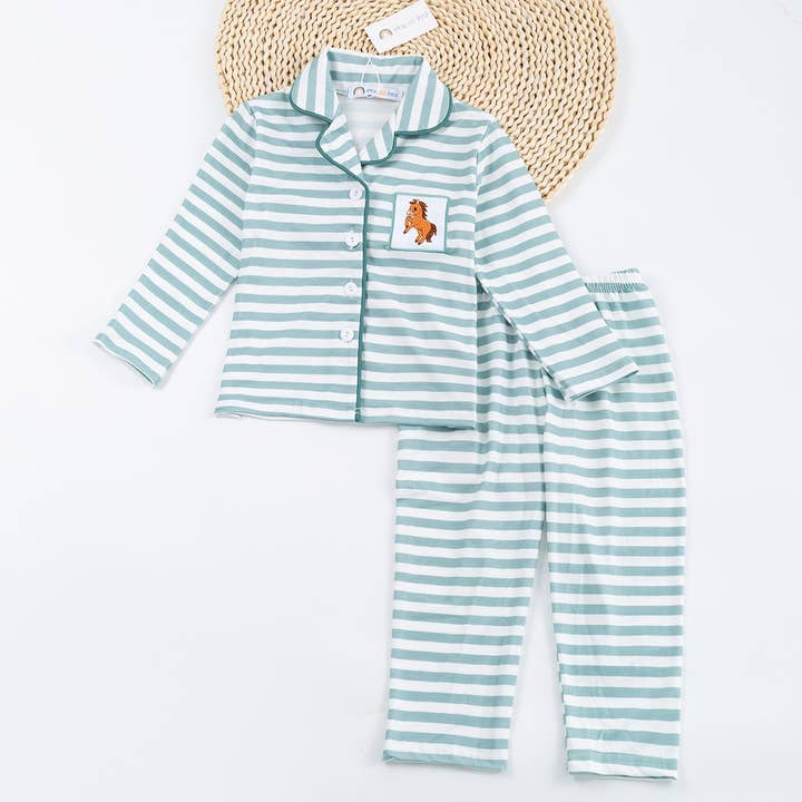 Giddy Up ! - Vêtements de salon pour garçons pour la vente par Okie and Lou