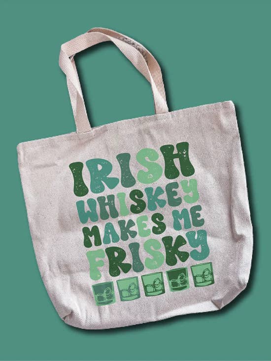 Bolsa de mano Irish Whiskey Makes Me Frisky para venta al por mayor de Hectic Rebellion
