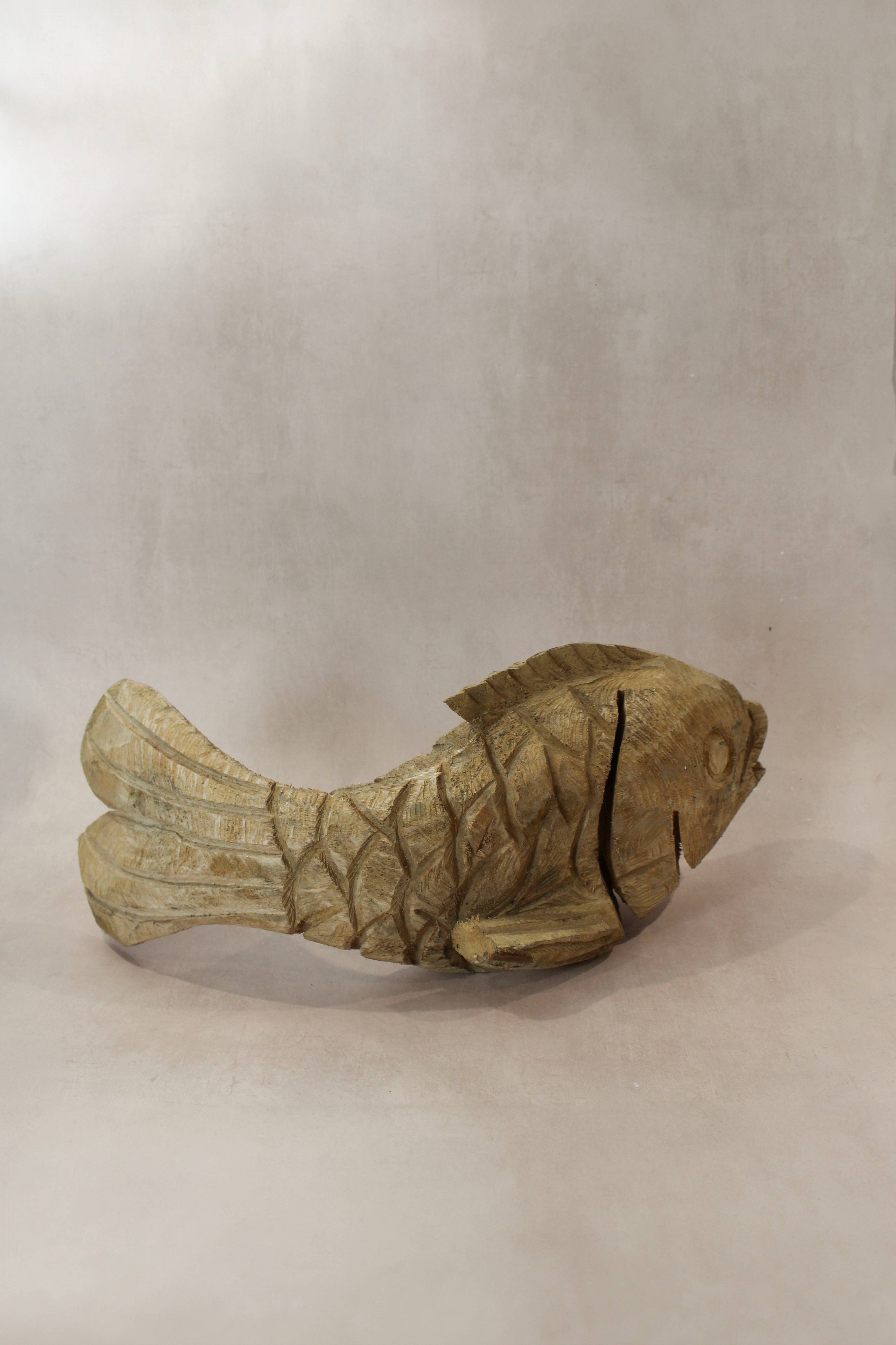 Botanical Boys – wholesale Sculpture – Carved Fish - WF33