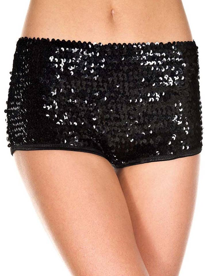 Music Legs Paljetterade Booty Shorts ML145 för wholesale av Lingerie Mart