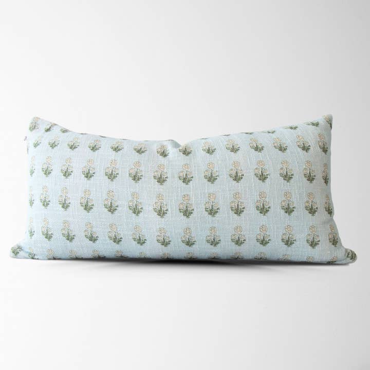 Tajik Home LLC – Engroshandel Pyntepudebetræk – Arabella Sky Blue Lændepudebetræk - Dekorativ Pude