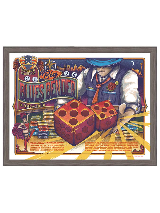 Big Blues Bender 2024 per la vendita all'ingrosso da parte di Half Hazard Press