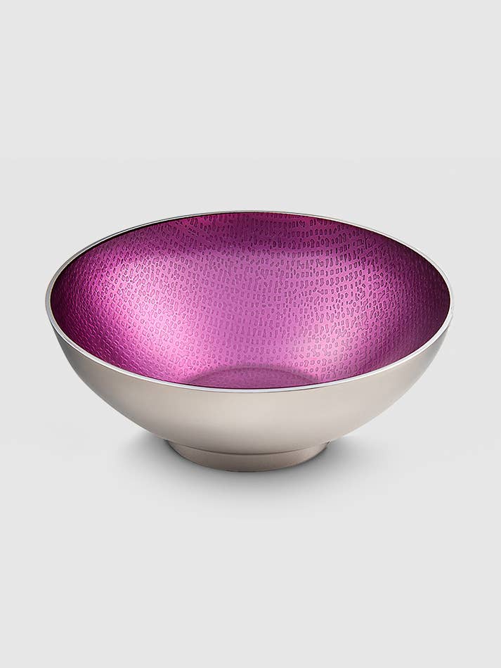 Ciotola rotonda Symphony rosa orchidea 10½» per la vendita all'ingrosso da parte di Mary Jurek Design Inc